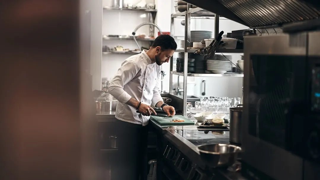 Professional kitchen workflow